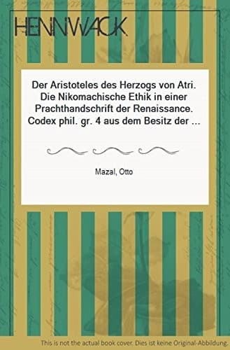 Tapa de Der Aristoteles des Herzogs von Atri