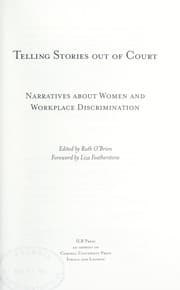 Tapa de Telling stories out of court