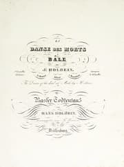Tapa de La danse des morts à Bâle