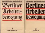 Tapa de Geschichte der revolutionären Berliner Arbeiterbewegung: Von den Anfängen bis zur Gegenwart (German Edition)