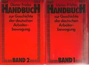 Tapa de Handbuch zur Geschichte der deutschen Arbeiterbewegung, 1869 bis 1917