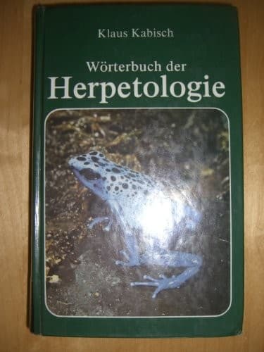 Tapa de Wörterbuch der Herpetologie
