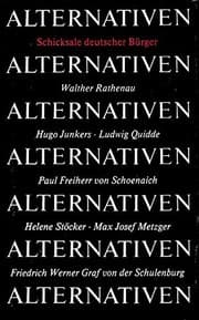 Tapa de Alternativen: Schicksale deutscher Bürger (German Edition)