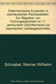 Tapa de Österreichische Exulanten in oberdeutschen Reichsstädten