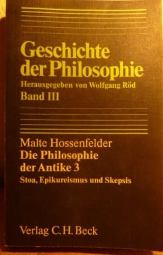 Tapa de Die Philosophie der Antike 3.