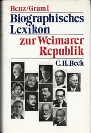 Tapa de Biographisches Lexikon zur Weimarer Republik (German Edition)