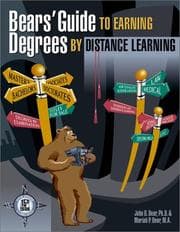 Tapa de Bears guide to earning degrees by distance learning