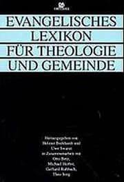 Tapa de Evangelisches Lexikon für Theologie und Gemeinde. Studienausgabe