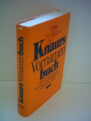 Tapa de Knaurs Vornamen Buch
