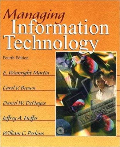 Tapa de Managing Information Technology