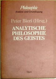 Tapa de Analytische Philosophie des Geistes