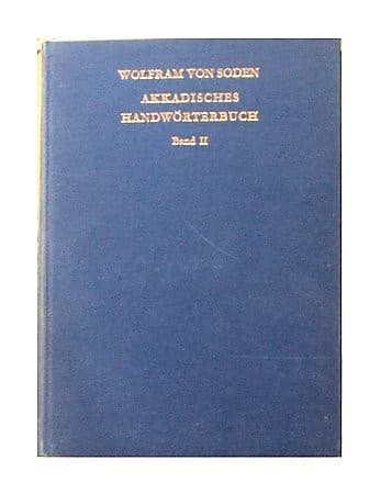 Tapa de Akkadisches Handwörterbuch
