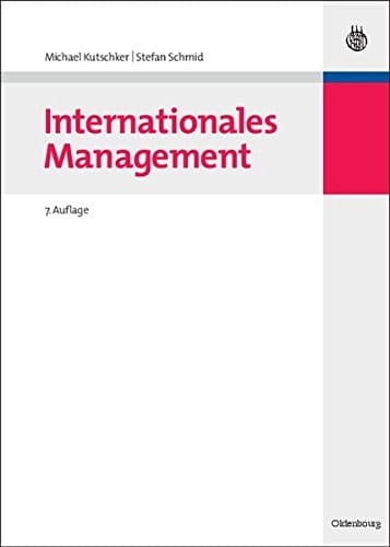 Tapa de Internationales Management (German Edition)
