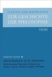 Tapa de Studien und Materialien zur Geschichte der Philosophie, Bd. 68: Erkenntnistheorie im 20. Jahrhundert