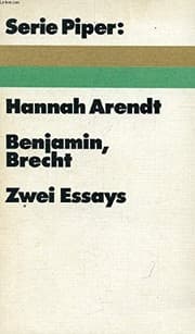Tapa de Walter Benjamin, Bertolt Brecht