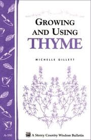 Tapa de Growing and using thyme