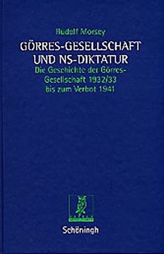 Tapa de Görres-Gesellschaft und NS-Diktatur