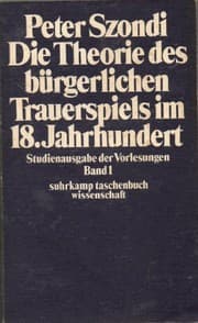 Tapa de Die Theorie des bürgerlichen Trauerspiels im 18. Jahrhundert