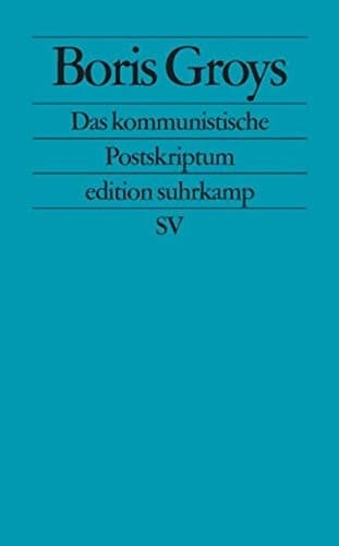 Tapa de Das kommunistische Postskriptum