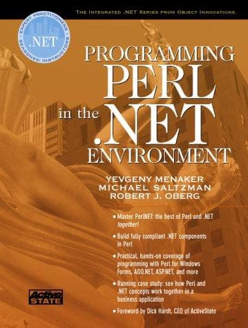 Tapa de Programming Perl in the .NET Environment (Integrated .NET Series from Object Innovations)