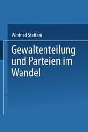 Tapa de Gewaltenteilung und Parteien im Wandel (German Edition)