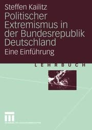Tapa de Politischer Extremismus in der Bundesrepublik Deutschland: Eine Einführung (German Edition)