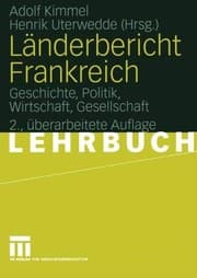 Tapa de Länderbericht Frankreich: Geschichte, Politik, Wirtschaft, Gesellschaft (German Edition)