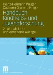 Tapa de Handbuch Kindheits- und Jugendforschung (German Edition)