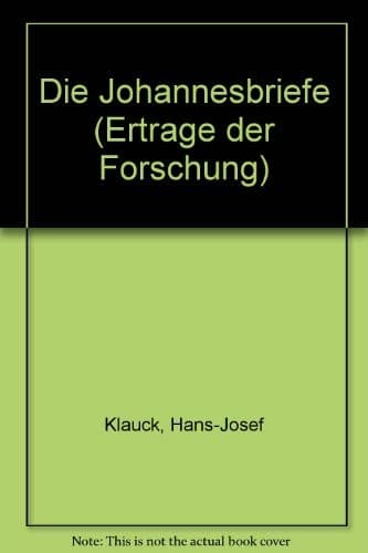 Tapa de Die Johannesbriefe