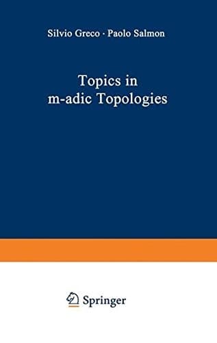 Tapa de Topics in M-adic topologies