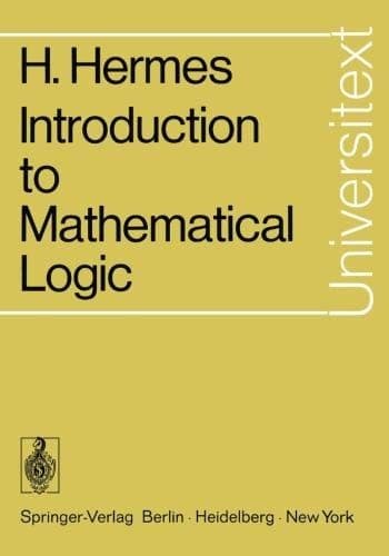 Tapa de Introduction to Mathematical Logic (Universitext)