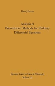 Tapa de Analysis of Discretization Methods for Ordinary Differential Equations (Springer Tracts in Natural Philosophy)