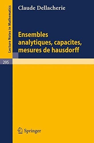 Tapa de Ensembles analytiques, capacités