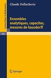 Tapa de Ensembles analytiques, capacités