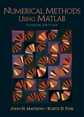 Tapa de Numerical methods using MATLAB