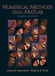 Tapa de Numerical methods using MATLAB