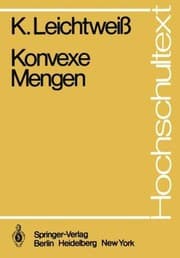 Tapa de Konvexe Mengen (Hochschultext) (Delaware Edition)