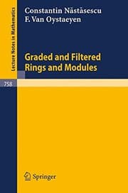 Tapa de Graded and Filtered Rings and Modules (Lecture Notes in Mathematics)