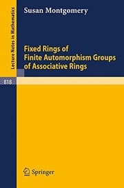 Tapa de Fixed rings of finite automorphism groups of associative rings