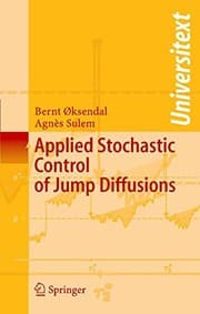 Tapa de Applied Stochastic Control of Jump Diffusions (Universitext)