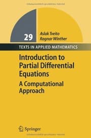 Tapa de Introduction to Partial Differential Equations: A Computational Approach (Texts in Applied Mathematics Book 29)