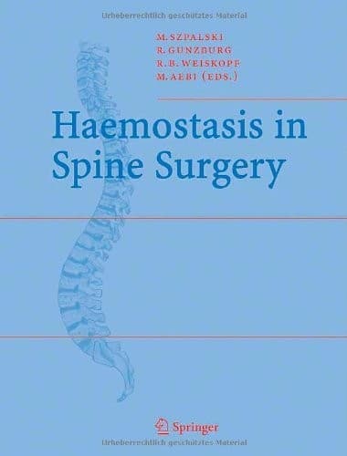 Tapa de Haemostasis in Spine Surgery