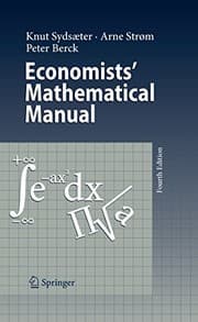 Tapa de Economists' Mathematical Manual