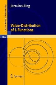 Tapa de Value-Distribution of L-Functions (Lecture Notes in Mathematics Book 1877)