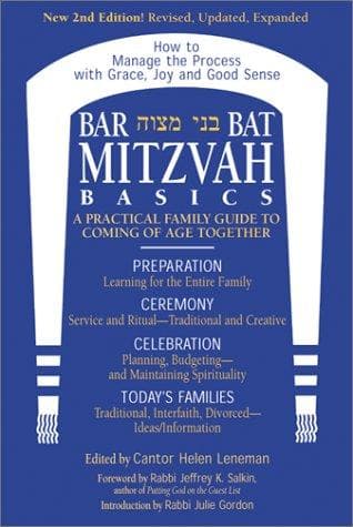 Tapa de Bar/Bat Mitzvah Basics