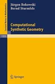 Tapa de Computational Synthetic Geometry (Lecture Notes in Mathematics)
