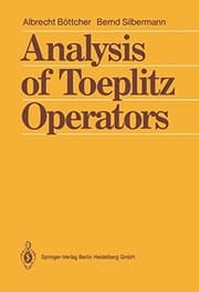 Tapa de Analysis of Toeplitz Operators