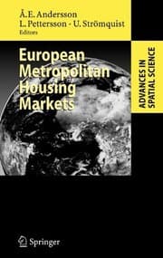 Tapa de European Metropolitan Housing Markets (Advances in Spatial Science)