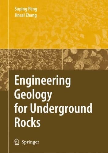Tapa de Engineering Geology for Underground Rocks