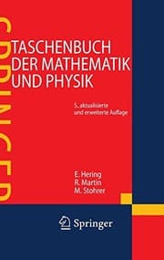 Tapa de Taschenbuch der Mathematik und Physik (German Edition)